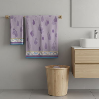 Juego toalla y toallón Jacquard Arco Iris