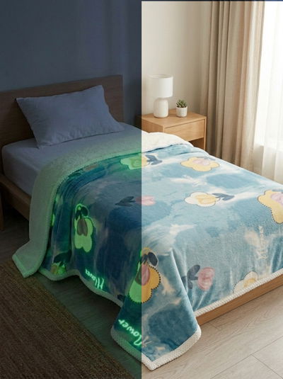 Frazada corderito luminosa 1½