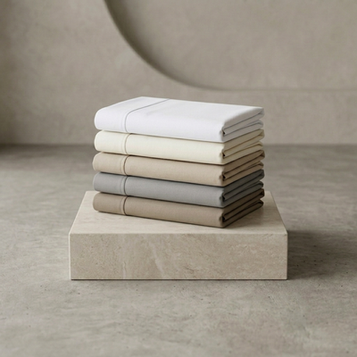 Par de fundas algodón percal 50x100