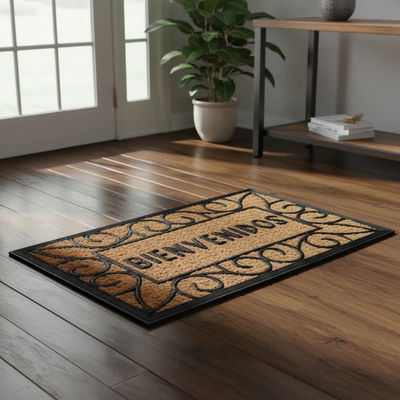 Alfombra coco rectangular