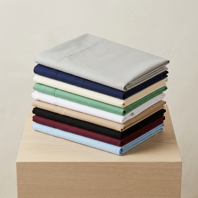 Par de fundas algodón percal 45x80