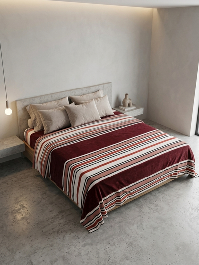 Manta flannel king estampado