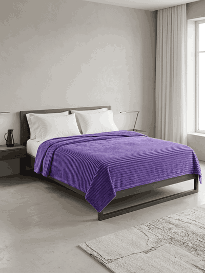 Manta pesada acanalada lisa (oferta)