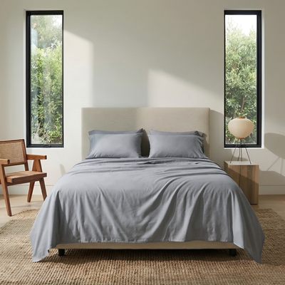 Juego queen algodón liso