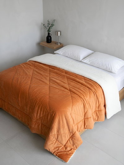 Edredón 2½ liso Blanco Paris