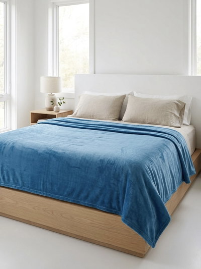 Manta flannel king liso