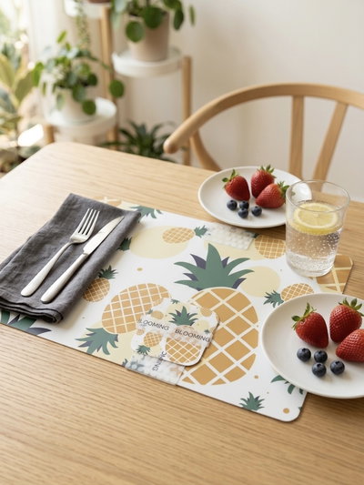 Individuales + apoyavasos