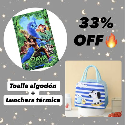 Combo lunchera + toalla