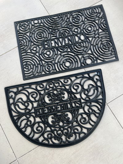 Alfombra goma negra