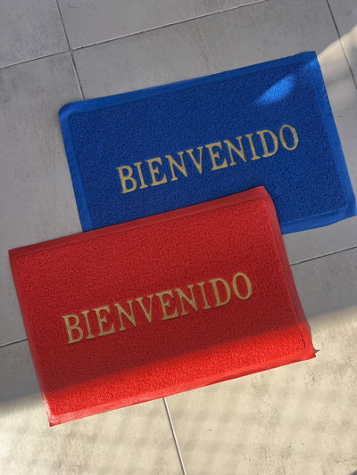 Alfombra goma welcome rectangular