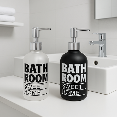 Dispenser vidrio bathroom