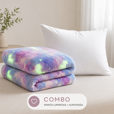 Combo manta luminosa + almohada