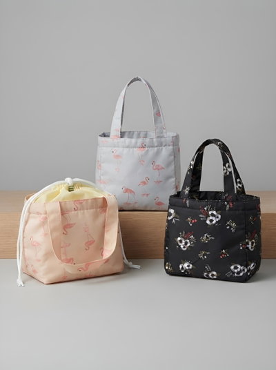 Lunchera térmica estampada