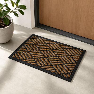 Alfombra coco rectangular