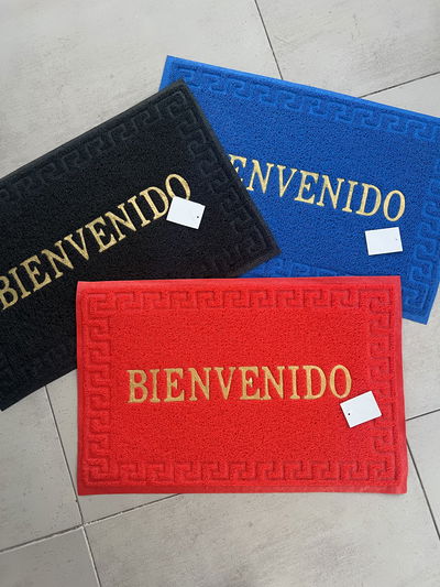 Alfombra goma welcome rectangular