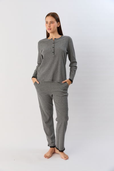 Pijama remera manga larga y pantalon 2652-25 Murcia Sweet Lady