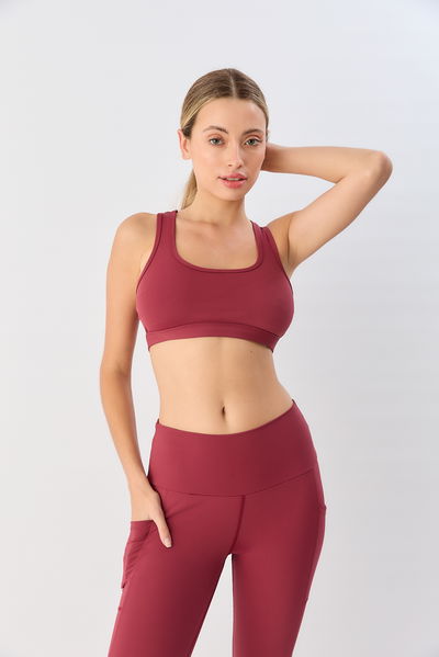 Top deportivo 7107-001 Bordo Running Sweet Lady Sport