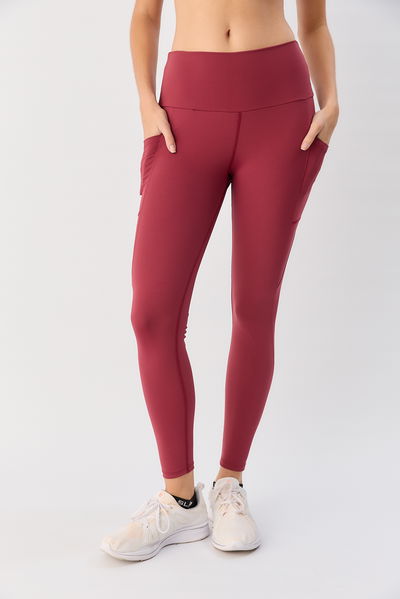 Calza chupin con bolsillos 7531-001 Bordo Running Sweet Lady Sport