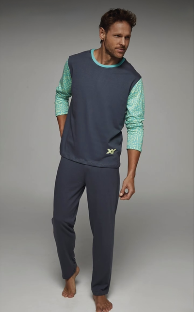 Pijama remera manga larga y pantalon 8025 XY