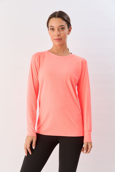 Remera manga larga 7222-020 Coral Fluo Sweet Lady Sport