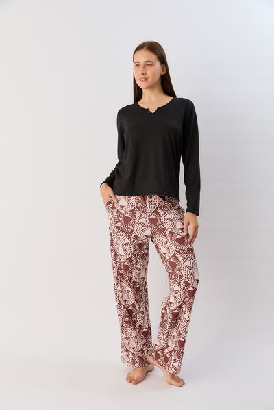 Pijama remera manga larga y pantalon 2662-25 Gerona Sweet Lady