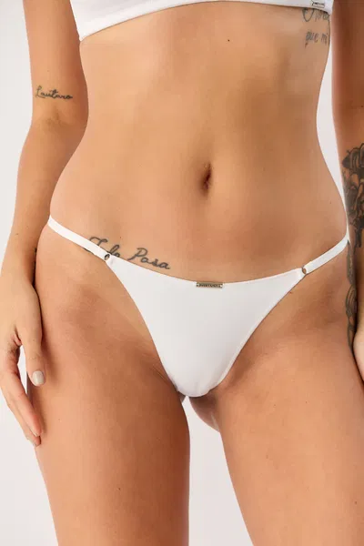 Bombacha colaless regulable blanca 214-77 amanda Sweet Lady