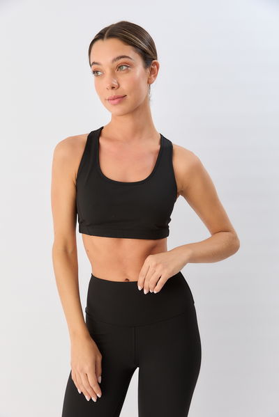 Top deportivo con almohadillas 7102-000 Negro Active Sweet Lady Sport
