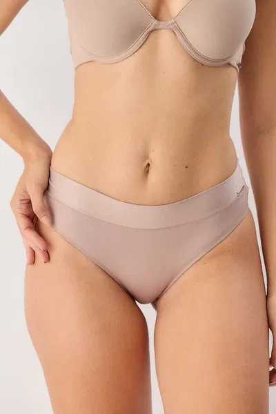 Bombacha vedetina con cintura alta 216-77 Piel Amanda Sweet Lady
