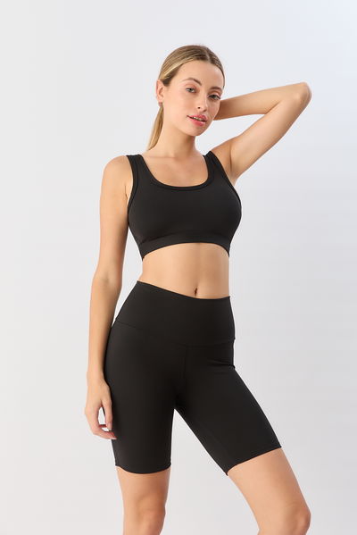 Top deportivo con almohadillas 7108-000 Negro Active Sweet Lady Sport