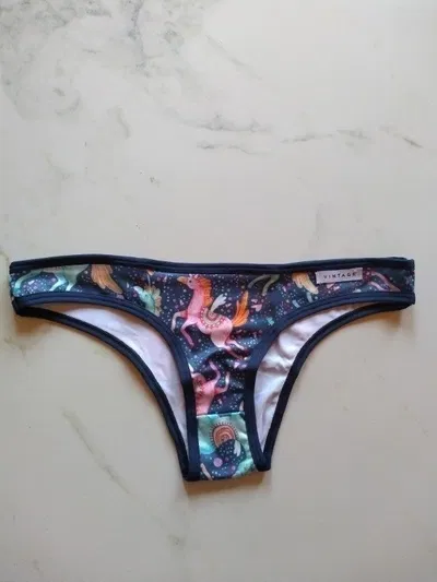 Bombacha vedetina 3021 Unicornios Vintage