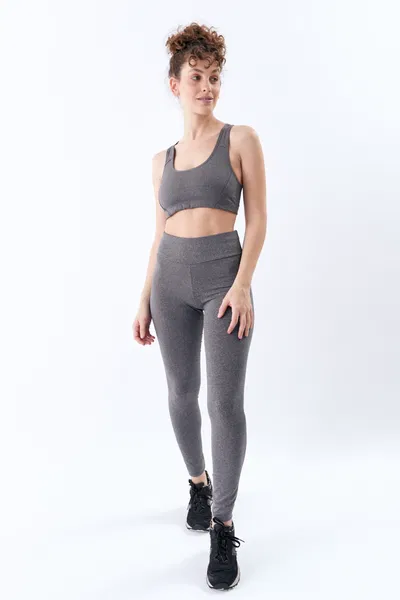 Calza push up 20504-000 Gris Basic Sweet Lady Sport