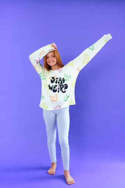 Pijama remera y calza 471-23 Miss Butterfly Tutta La Frutta