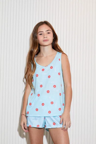 Pijama musculosa y short 452-24 Love Yourself Tutta La Frutta