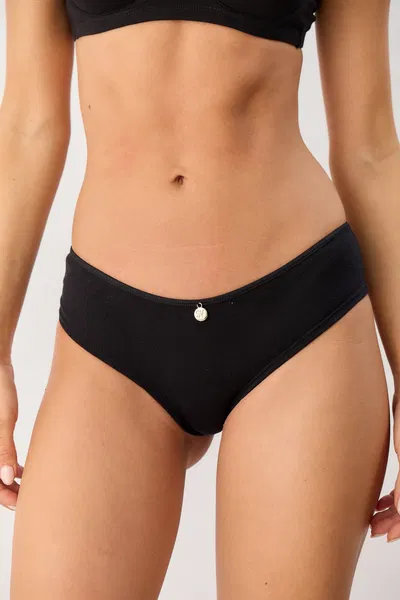 Bombacha culotteless 183-09 Negro Basicos Sweet Victorian