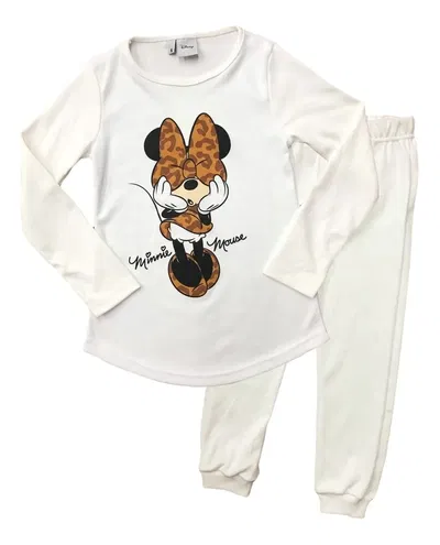 Pijama remera y pantalon beige minnie disney
