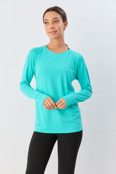 Remera manga larga 7222-020 Turquesa Sweet Lady Sport