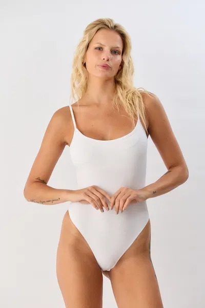Body microfibra 238-77 Blanco Amanda Sweet Lady