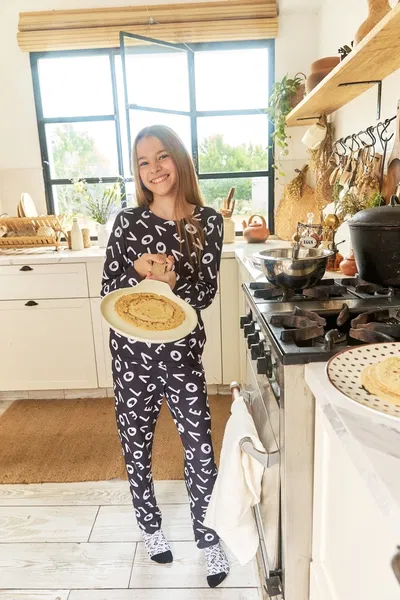 Pijama remera manga larga y pantalon 472-25 Ooh Lamour Tutta La Frutta