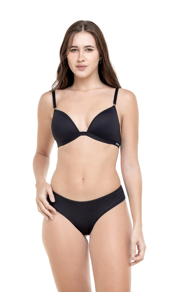 Bombacha culotteless 76347 Negro Esenciale Promesse