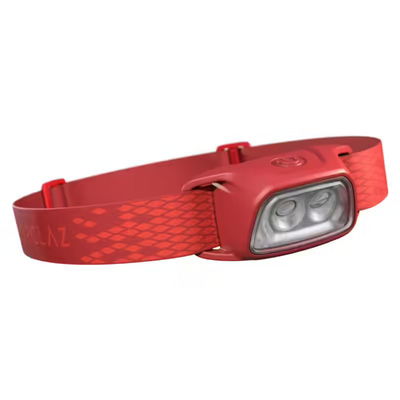 Linterna Frontal 120 lúmenes recargable roja