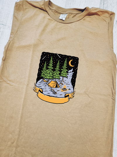 Remeras montañeras Beige