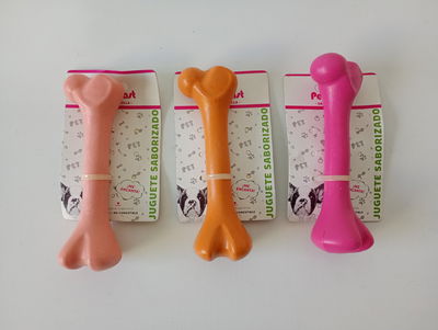 HUESO PLASTICO GRANDE VAINILLA