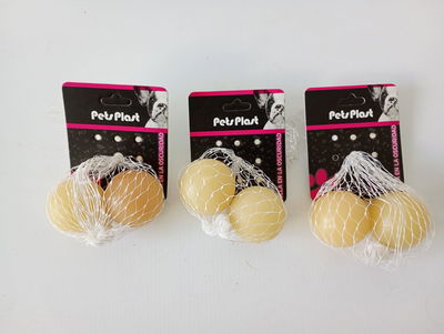 PELOTA DE PLÁSTICO BRILLA OSCURIDAD X 2U