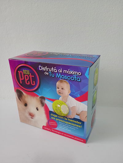 ESFERA CON BASE PARA HAMSTER