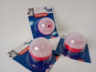 PELOTA DISPENSER GATO RASCALS