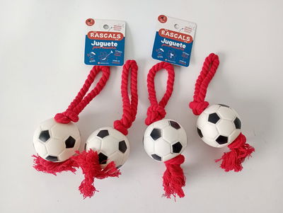 PELOTA CON SOGA RASCALS