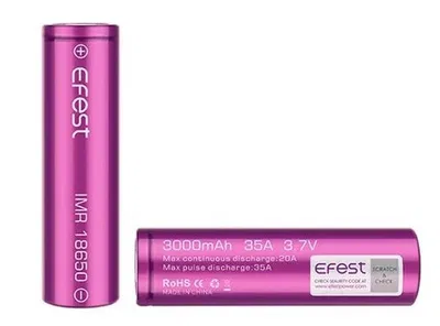 Bateria Efest 18650 3000mAh 35A Flat Top Li-ion