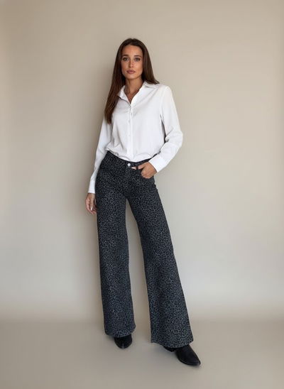 WIDELEG ANIMAL PRINT