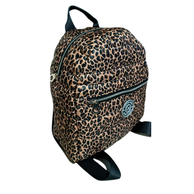 Mochila animal print puffer Justina Voco