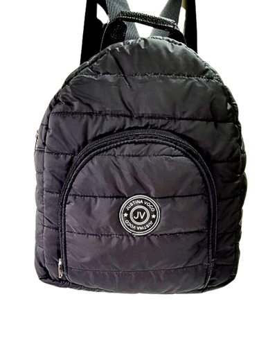 Mochila negra puffer Justina Voco